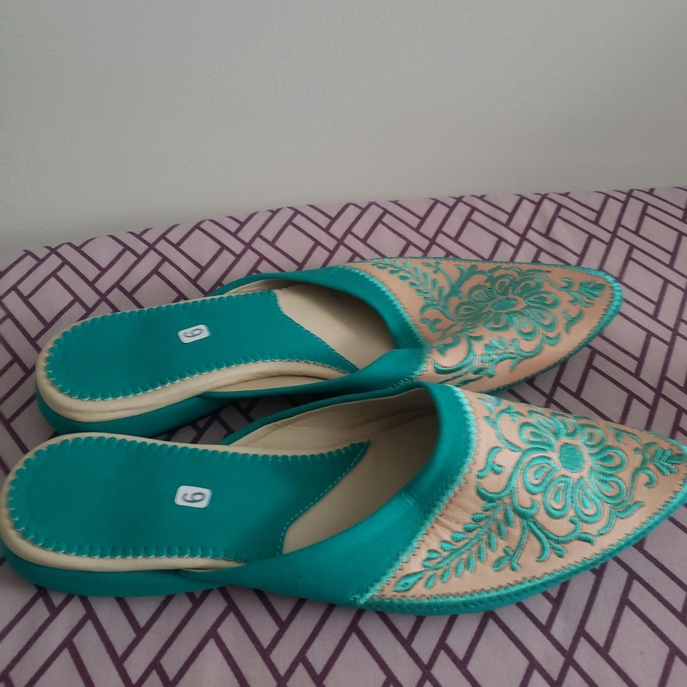 Womens mules from Morocco